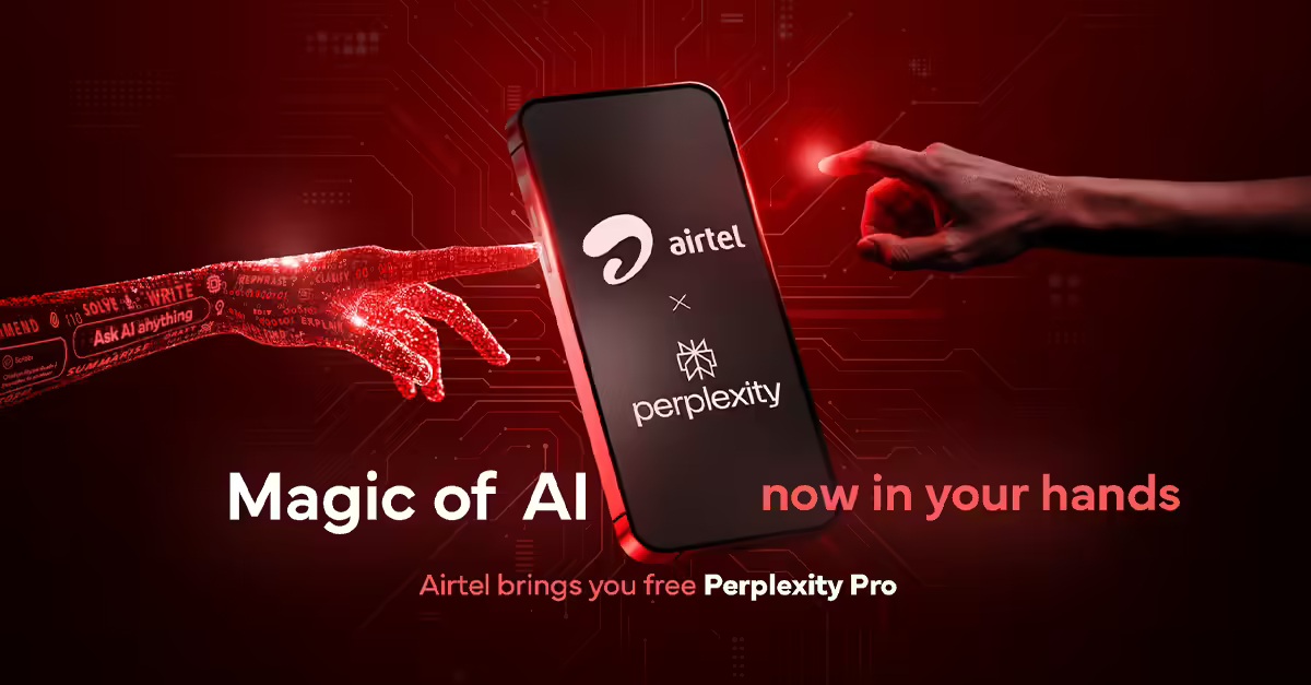 Airtel and Perplexity AI Partnership – Free One-Year Access to AI Tools